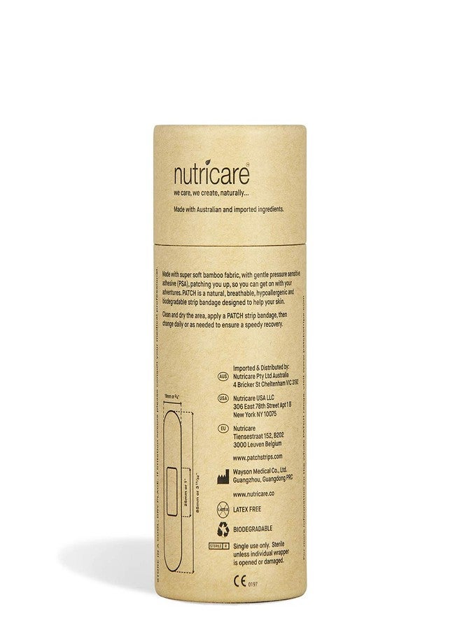 Patch Tan Bamboo Adhesive Bandage Sterile .75 x 3 25 Container - Image 3